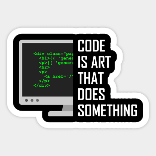 Coder Debugging Code Programmer Programming Gift Sticker